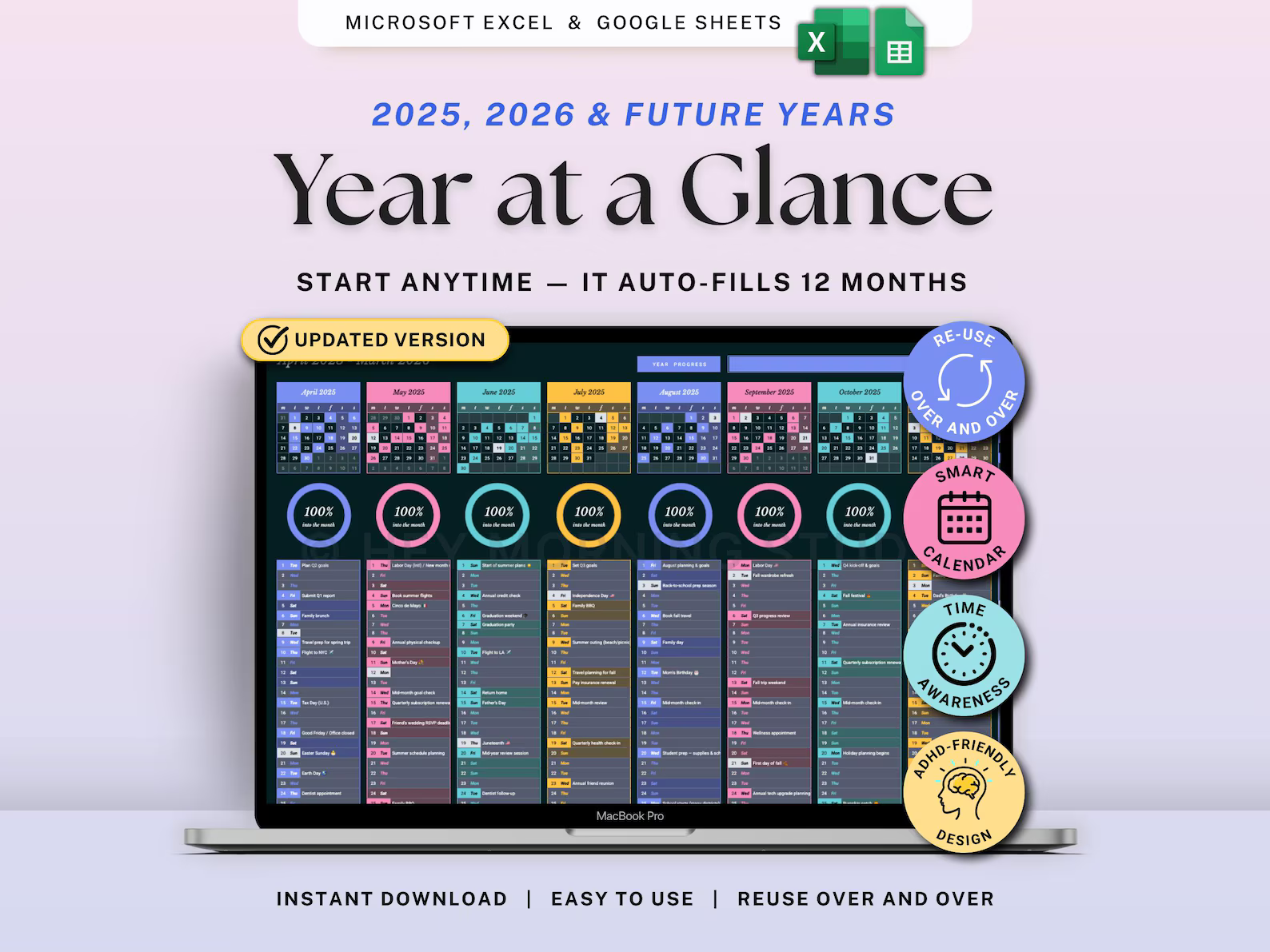 Your Year at a Glance